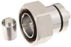PE44538 - 7/16 DIN Male Connector Crimp/Non-Solder Contact Attachment for PE-C400, PE-B400, PE-B405, LMR-400, LMR-400-DB, LMR-400-UF, 0.400 inch