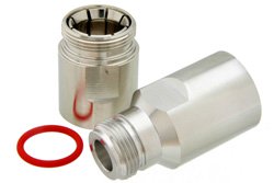 PE44565 - N Female Connector Clamp/Solder Attachment For 1/2 inch Annular