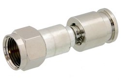 PE44573 - 75 Ohm F Male Connector Compression Attachment for PE-B159, Belden 1855A, Mini 59