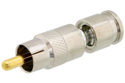 PE44576 - 75 Ohm RCA Male Connector Compression Attachment For Mini 59, PE-B159