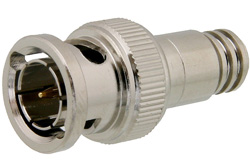 PE44584 - 75 Ohm BNC Male Connector Crimp/Solder Attachment for PE-B159, Belden 1855A, Mini 59