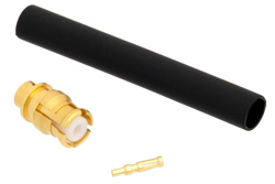 PE44655 - SMP Female Connector Solder Attachment for RG178, RG196