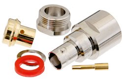 PE44674 - BNC Female Connector Clamp/Solder Attachment For PE-SR401AL, PE-SR401FL, RG401