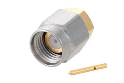 PE44690 - SMA Male Connector Solder Attachment for PE-SR405AL, PE-SR405FL, PE-SR405FLJ, PE-SR405TN, RG405