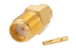 PE44695 - SMA Female Connector Solder Attachment for PE-SR402AL, PE-SR402FL, PE-SR402FLJ, PE-SR402TN, RG402