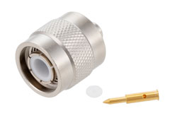 PE44709 - TNC Male Connector Solder Attachment for PE-SR402AL, PE-SR402FL, PE-SR402FLJ, PE-SR402TN, RG402