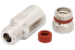 PE44731 - N Female Low PIM Connector Clamp/Non-Solder Contact Attachment For 1/2" Superflexible, PE-1/2SFHC