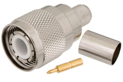 PE4474 - HN Male Connector Crimp/Solder Attachment for RG214, RG9, RG225, RG393