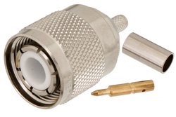 PE4478 - HN Male Connector Crimp/Solder Attachment For RG58, RG141