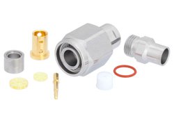 PE44815 - TNC Male Precision Connector Clamp/Solder Attachment for PE-P142LL