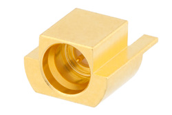 SMP Male Limited Detent Connector Solder Attachment .092 inch End Launch PCB