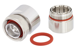 PE44993 - 7/16 DIN Male Connector Clamp/Solder Attachment For 7/8 inch Annular