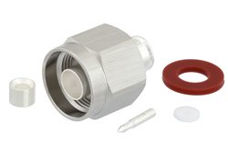 PE45002 - N Male Low PIM Connector Solder Attachment for PE-SR402AL, PE-SR402FL, PE-SR402FLJ, PE-SR402TN, RG402