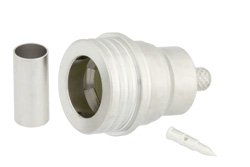 PE45071 - QN Male Connector Crimp/Solder Attachment for RG58, RG303, RG141, PE-C195, PE-P195, LMR-195