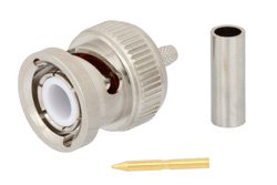 PE45114 - BNC Male Connector Crimp/Crimp Attachment for RG316-DS, RG188-DS