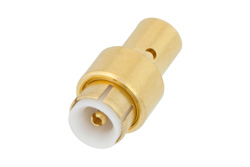 PE45253 - MMBX Plug Snap-On Connector Solder/Non-Solder Contact Attachment for RG405, PE-SR405FL, PE-SR405FLJ, With Male Center Contact
