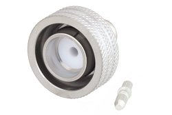 PE45297 - 4.3-10 Male Low PIM Push-On Connector Solder Attachment for PE-1/4SFHC, IP67 Rated