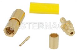 PE45367 - SSMC Plug Connector Crimp/Solder Attachment for RG178, RG196