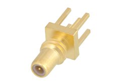 PE45376 - SSMC Jack Connector Solder Attachment Thru Hole PCB