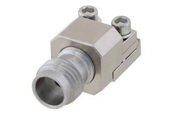 PE45402 - 1.85mm Female Connector Clamp/Solder (Captive Contact) Attachment End Launch PCB, Removable End Launch, 0.35 Width