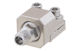 PE45403 - 1.0mm Female Connector Clamp/Solder (Captive Contact) Attachment End Launch PCB, Removable End Launch, 0.35 Width