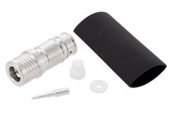 PE45430 - QMA Male Low PIM Connector Solder Attachment for SPP-250-LLPL, SPO-250, SPF-250, PE-1/4SFHC