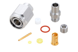 PE45443 - TNC Male Connector Clamp/Solder Attachment for PE-P160LL