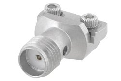 PE45462 - SMA Female Connector Clamp/Solder (Captive Contact) Attachment End Launch PCB, Microstrip/Coplanar Launch, 0.008 inch