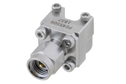 PE45509 - 2.92mm Male Connector Clamp/Solder (Captive Contact) Attachment End Launch PCB, Removable End Launch, Standard Profile