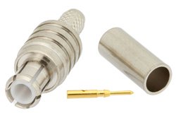 PE4551 - MCX Plug Connector Crimp/Solder Attachment for RG316, RG174, RG188, LMR-100, PE-B100, PE-C100, 0.100 inch