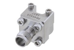 PE45515 - 1.85mm Female Connector Clamp/Solder (Captive Contact) Attachment End Launch PCB, Removable End Launch, Standard Profile