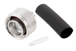 PE45659 - 4.3-10 Male Low PIM Connector Solder Attachment for PE-1/4SFHC, SPP-250-LLPL, SPO-250, SPF-250, with Knurl Coupling Nut