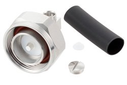 PE45661 - 7/16 DIN Male Right Angle Low PIM Connector Solder Attachment for PE-1/4SFHC, SPP-250-LLPL, SPO-250, SPF-250