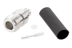 PE45666 - N Female Low PIM Connector Solder Attachment for PE-1/4SFHC, SPP-250-LLPL, SPO-250, SPF-250