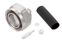 PE45814 - 7/16 DIN Male Low PIM Connector Solder Attachment for PE-SR402FL, PE-SR402FLJ, RG402, PE-SR402AL