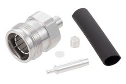 PE45816 - 4.3-10 Female Low PIM Connector Solder Attachment for PE-SR402FL, PE-SR402FLJ, RG402, PE-SR402AL