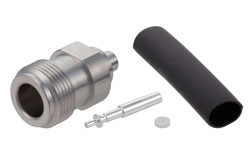 PE45821 - N Female Low PIM Connector Solder Attachment for PE-SR402FL, PE-SR402FLJ, RG402, PE-SR402AL