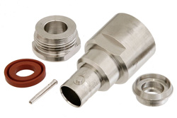 PE4611 - 75 Ohm BNC Female Connector Clamp/Solder Attachment for RG6