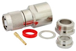 PE4674 - RP TNC Male Connector Clamp/Solder Attachment For PE-B400, PE-B405