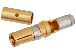 PE4804 - D-Sub Receptacle Contact Solder Attachment For RG58, RG141, RG303