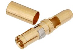 PE4838 - D-Sub Receptacle Contact Solder Attachment For RG55, RG142, RG223, RG400