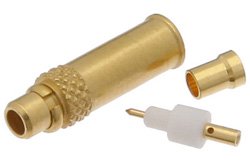PE4897 - MMCX Plug Connector Crimp/Solder Attachment for RG178, RG196