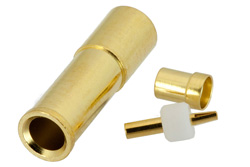 PE4902 - MMCX Jack Connector Crimp/Solder Attachment for RG178, RG196