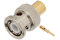 PE4908 - BNC Male Connector Solder Attachment for PE-SR401AL, PE-SR401FL, RG401