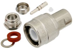 PE4952 - C Male Connector Clamp/Solder Attachment for RG59B/U, RG62, RG71