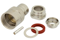 PE4960 - C Female Connector Clamp/Solder Attachment for RG213, RG214, RG8, RG9, RG11, RG225, RG393, RG144, RG216, RG215