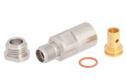 PE4983 - 3.5mm Female Connector Clamp/Solder Attachment For PE-SR402AL, PE-SR402FL, RG402
