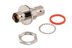 PE4MSB00007 - TRB 2-Lug Bulkhead Jack Feedthrough Non-Insulated Barrel Font Mount