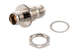 PE4MSB00008 - TRT Threaded Bulkhead Jack Feedthrough Non-Insulated Barrel Front Mount Panel Jack