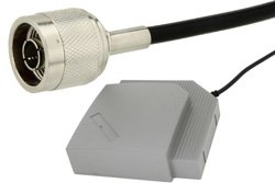 PE51019-3 - Panel Antenna Operates From 2.3 GHz to 2.5 GHz With a Nominal 9 dBi Gain N Male Input Connector on 1 ft. of RG58